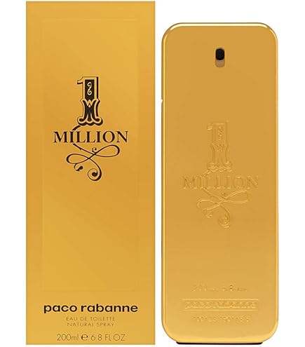 Amazon.com: Paco Rabanne 1 Million Eau De Toilette for Men 200 ml